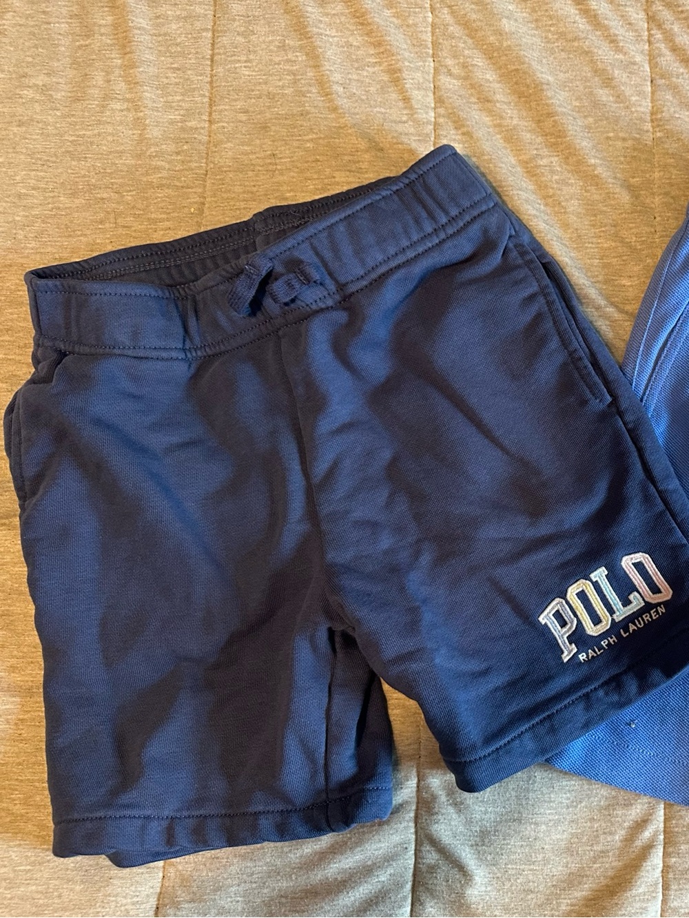 🐎Polo by Ralph Lauren Boys' Navy Blue Embroidered Logo Shorts